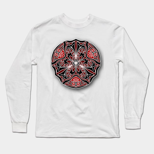 Ethnic Long Sleeve T-Shirt by Michyoo